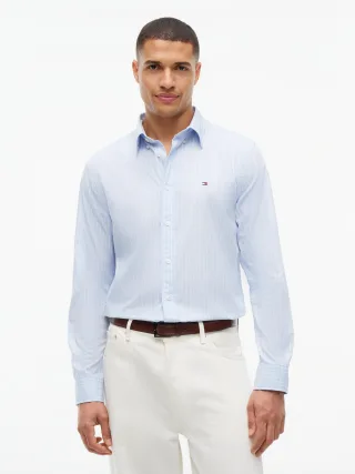 FLEX HAIRLINE POPLIN RF SHIRT Sweet Blue - Gr. - S