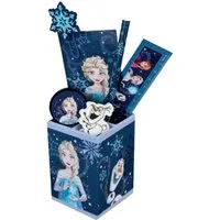 Disney Frozen Federmäppchen gefülltes Federmäppchen 7 teilig Blau Stifte Set Schule Kinder, (Set)