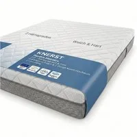 Hybridschaum-Matratze 7 Zonen Komfortschaum-Matratze mit Gel-Memory Foam in 2 Härtegrade, KNERST, 2-in-1-Aufbau Matratze vereint zwei Härtegrade