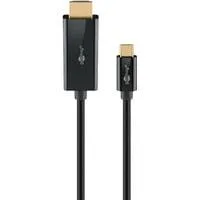 USB Adapterkabel, USB-C Stecker > HDMI Stecker, 4K / 60Hz schwarz, 3 Meter