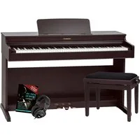 Steinmayer Digitalpiano DP-321 E-Piano Set - 88 Tasten mit Hammergewichtung und Ebony Feel (Spar-Set, inkl. Klavierbank, Kopfhörer & Schule), Polyphonie: 256, Bluetooth: Audio, MIDI, Record