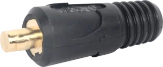 ELMAG Schweißkabel-Stecker, schwarz schwarz - 55322