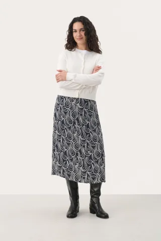 Strickjacke Classic fit white