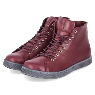 Andrea Conti Schnürbooties - Gr. 37 - Rot - Glattleder