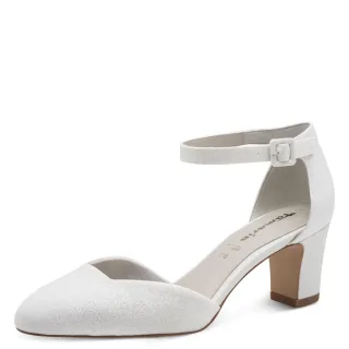 Tamaris - Da.-Pumps white glam - Gr. - 38