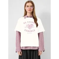 QS Kurzarmshirt T-Shirt T-Shirt mit Print
