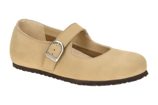 Birkenstock 1031613 BS Santa_Clarita Beige Sandcastle Mary Jane Ballerina - E...