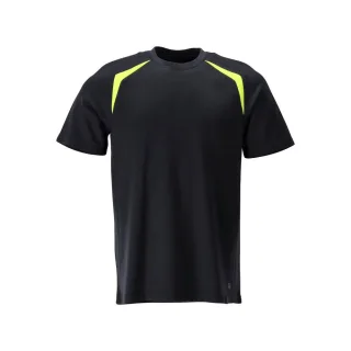 MASCOT Herren T-Shirt Schwarzblau / Hi-vis Gelb L - 21582-327-01017-L