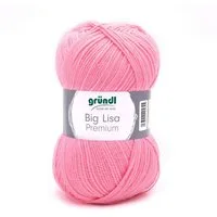 Gründl Big Lisa Premium Häkelwolle, Strickgarn, 250g Häkelwolle, 665,00 m (Wolle zum Stricken und Häkeln, Strickgarn, Handstrickgarn, Strickwolle), Großknäuel