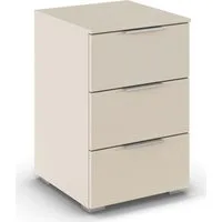 OTTO home Nachtkommode Nachttisch Nachtschrank Schubladen Sideboard Schubladenkommode CORTONA (Breite 40 cm inkl. SOFT-CLOSE-FUNKTION, mit moderner Dekor-Front), mit 3 geräumigen Schubladen, Kantengriff aus Metall MADE IN GERMANY