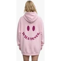 Worldclassca Hoodie Worldclassca Oversized WHATEVER Hoodie Kapuzenpullover Sweatshirt Neue Kollektion - Stilvolle und gemütliche Casual Mode für Damen