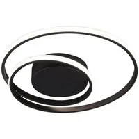 Reality Leuchten LED Deckenleuchte Zibal, Dimmfunktion, LED fest integriert, Warmweiß, Switch Dimmer, dimmbar über Wandschalter (100%/50%/25), Wohnzimmer