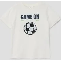 s.Oliver Kurzarmshirt T-Shirt T-Shirt mit Wendepailletten