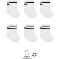 bistyle Socken für Babys Neugeborene Babysocken Jungen Mädchen Kurzsocken (Set, 6-Paar, 6er-Pack) gerippt Bio-Baumwolle GOTS zertifiziert 0-6 Monate bis 2-3 Jahre