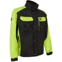 Urgent Arbeitsjacke Arbeitsjacke Berufsjacke Bauarbeiter Schutzjacke Warnjacke Gelb
