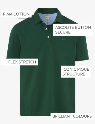 BRAX - Style Pete club green - Gr. - L