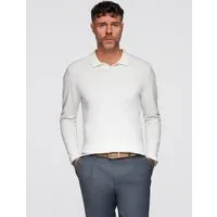 OMBRE Langarm-Poloshirt Herren-Polopullover mit Stickerei auf der Brust