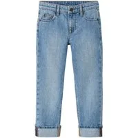vertbaudet Bequeme Jeans Gerade Jungen Jeans mit Beinaufschlag