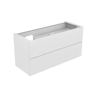 Keuco Edition 11 Waschtischunterschrank 31268370000 140 x 70 x 53,5 cm, Strukturlack Trüffel