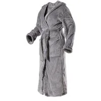 Di Ficchiano Bademantel Di Ficchiano Unisex Herren Damen Bademantel mit Kapuze I Größen XXS -, Polyester, Kapuze, Bindegürtel