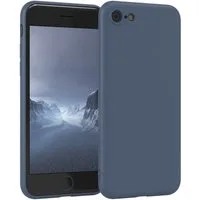 EAZY CASE Handyhülle für Apple iPhone SE 2022/2020 iPhone 8/7 Hülle Silikon 4,7 Zoll, Handy Softcase mattierte Silikonhülle Back Cover Soft Blau / Petrol