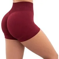 Smilodox Shorts Amaze Ultra, Seamless Blickdichte Radlerhose, Unsichtbarer Scrunch High Waist kurze Hotpants im Shaped Fit Yoga Fitness Laufen Alltag