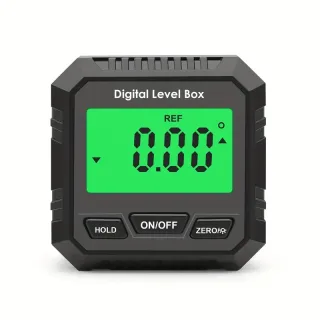360° Digital Level Angle Gauge Mini Measuring Protractor Inclinometer with Electronic Magnetic Base Backlight Carpenter