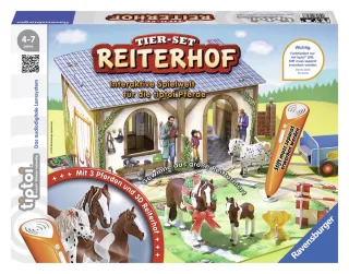 Ravensburger 00707 - tiptoi: Tier-Set Reiterhof [ohne Stift]