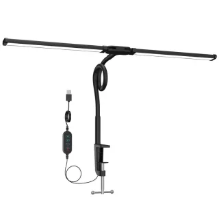 24W USB LED Desk Lamp Dimmable With 360° Rotatable Flexible Neck Ideal for Home Office & Bedroom