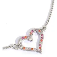 GOLDKLEIN Edelstahlarmband Edelstahl Funkelnde Liebe Schmuck Armkette, Damen, inkl. Geschenkbox