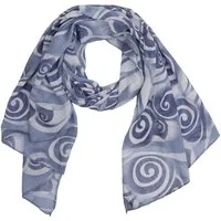 MIRROSI Modeschal Asymmetrischer Schal, Made in Italy 20% Seide 80% Baumwolle, (Ca.170x77cm, leicht und bequem), Damen Halstuch ideal für Frühling, Sommer und Herbst