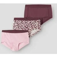 Name It Hipster NKFHIPSTER 3P LEO NOOS (Packung, 3-St) Baumwollmischung, im 3-er Pack
