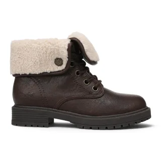Blowfish Malibu Damen Winterstiefel zum Schnüren aus braunem Kunstleder - Andy-Cozy