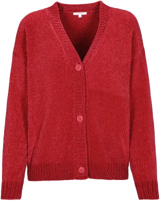 zab company - Da. Strickjacke cosy red - Gr. - S