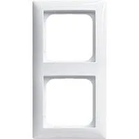 Rahmen zwei-fach mit Sichtfenster und Beschriftungsträger, Kunststoff, glänzend Retail
