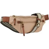 camel active Bauchtasche Bari, aus hochwertigem matten Nylon mit gestreiftem Gewebeband
