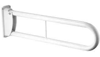 Neuesbad Serie 91 Stützgriff 760mm, klappbar, Wandmontage, Edelstahl 201, Oberfläche weiss NB1DENIV641D1