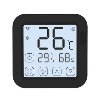 MOES Tuya Smart WiFi IR Thermostat Controller LCD Touch Screen Wireless Remote Temp & Humidity Sensor Work with Alexa Go