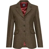 Brigitte von Schönfels Jackenblazer Shetland-Tweed-Blazer