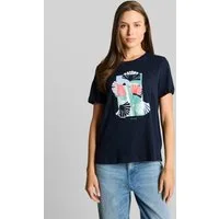 TOM TAILOR T-Shirt T-Shirt (im Einserpack) T-Shirt mit Print
