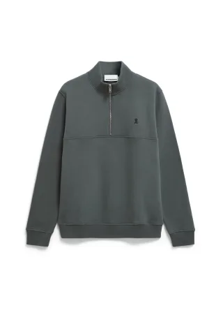 Armedangels - WAARLO FLEECE TROYER space steel - Gr. - L