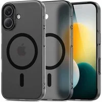 TECH PROTECT Handyhülle Elegante MagSlim- Case kompatibel mit iPhone 17 – Mattschwarz 6,1 Zoll, Schlanke Magnet-Hülle mit Aluminium-Kameraschutz7,7