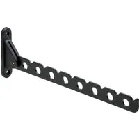 Hettich Möbelbeschlag Hettich Kleiderlüfter 310 mm schwarz matt