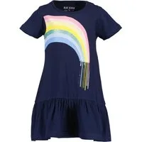 Blue Seven Jerseykleid (1-tlg) mit großem Frontmotiv mit Pailletten