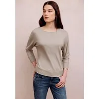 STREET ONE STUDIO 3/4-Arm-Shirt mit U-Boot-Ausschnitt