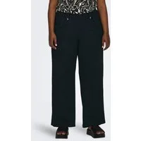 ONLY CARMAKOMA Jerseyhose CARSANIA BUTTON PANT JRS PNT NOOS