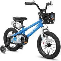 JOYSTAR Kinderfahrrad 12/14 /16/18/20 Zoll fahrrad für Jungen und Mädchen 3-12 Jahre, Mit Korb, Stützrädern, Fahrradklingel, Flaschenhalter, Kettenabdeckung