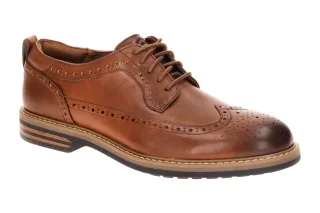 Clarks Aldwin2_Limit 26320107 7 Herrenschuhe Halbschuhe Braun - dark tan Bloc...