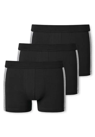 SCHIESSER - 3PACK Shorts schwarz - Gr. - 6