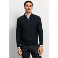 OLYMP Troyer OLYMP Strick Casual mit modischer Struktur
